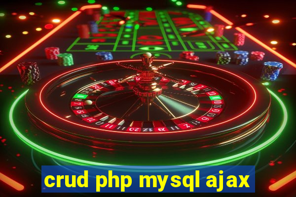 crud php mysql ajax