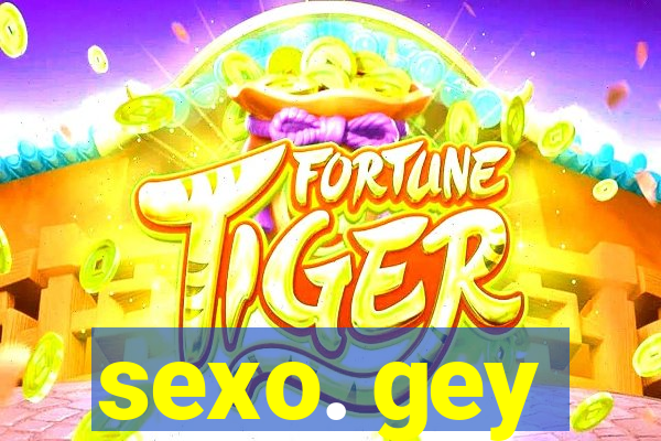 sexo. gey