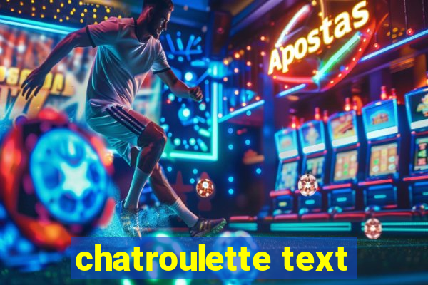 chatroulette text