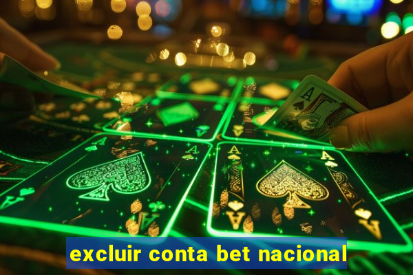 excluir conta bet nacional