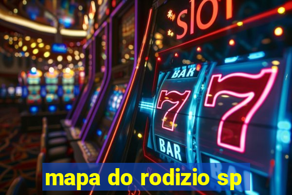 mapa do rodizio sp