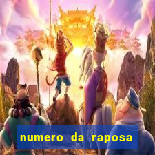 numero da raposa jogo do bicho