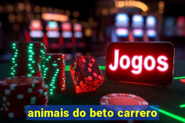 animais do beto carrero