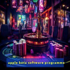 apple beta software programme