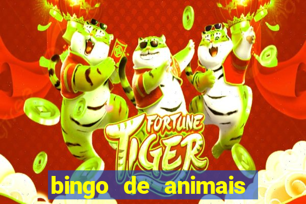 bingo de animais para educa??o infantil