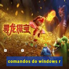 comandos do windows r