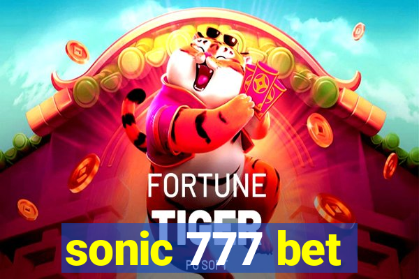 sonic 777 bet