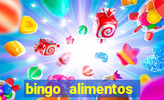 bingo alimentos para imprimir