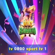 tv 0800 sport tv 1