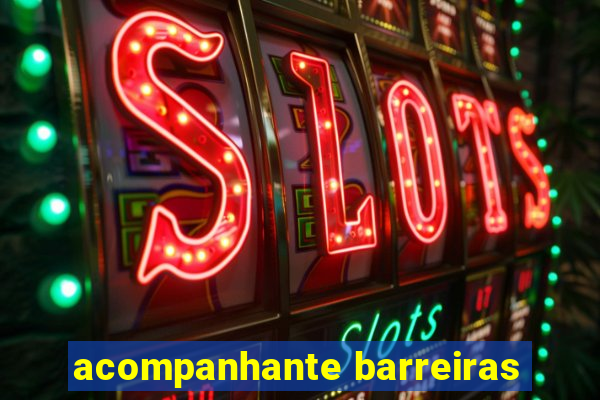 acompanhante barreiras