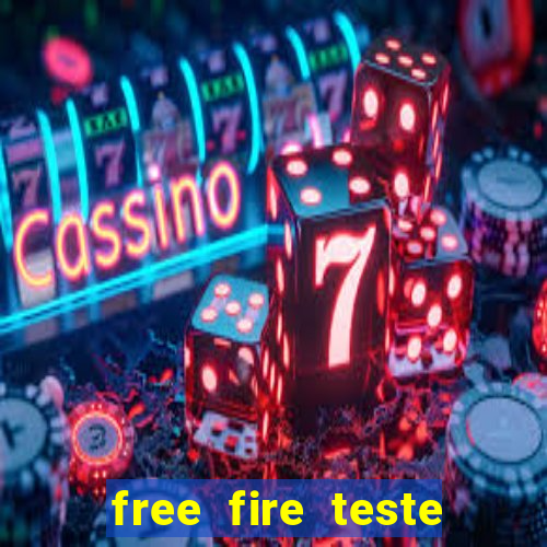 free fire teste grátis jogar agora