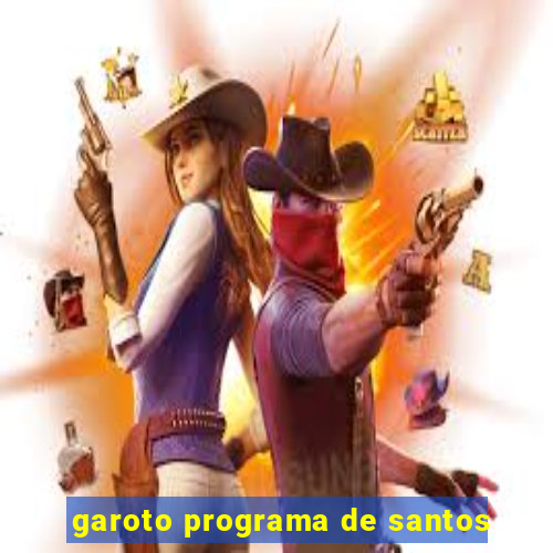 garoto programa de santos