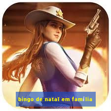 bingo de natal em família